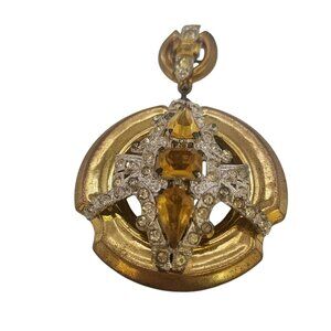 Vintage McClelland and Barclay Hanging Brooch (A5651)